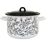 Кастрюля эмалированная 4,3л «Таинственный сад» 16141/6Чр