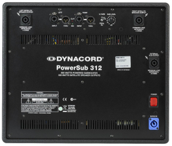 Dynacord PowerSub 312 активный сабвуфер, 1x 12', 800 Вт RMS + 2x250 Вт @ 4Ом, 43Гц-350Гц, максимальный SPL 124 дБ, цвет черный