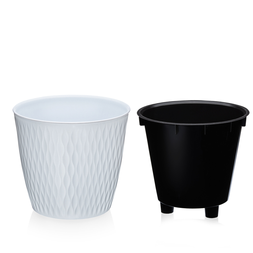 Кашпо "Kerama" с внутренней вставкой 8,5 л цвет в ассортименте