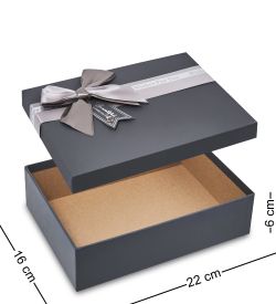 WF-174-B Набор коробок из 3 шт, графитовый