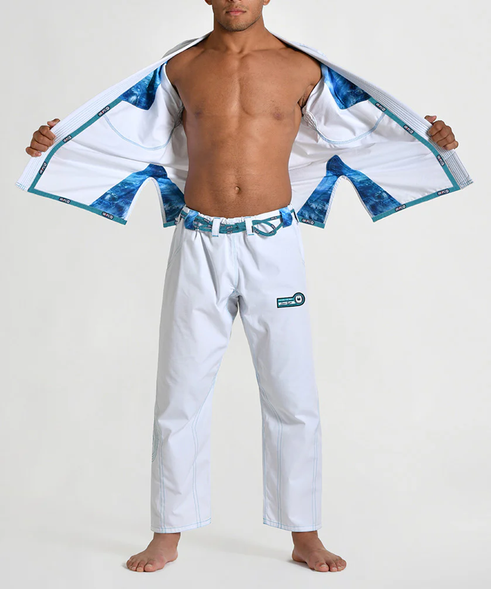 ги для BJJ Grips Super Light White