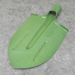 Лопата штыковая 1,5мм остроконечная с ребрами жесткости, б/черенка, порошковая окраска