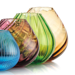 Ваза 21.5см IVV Nuvola зеленая Италия вид