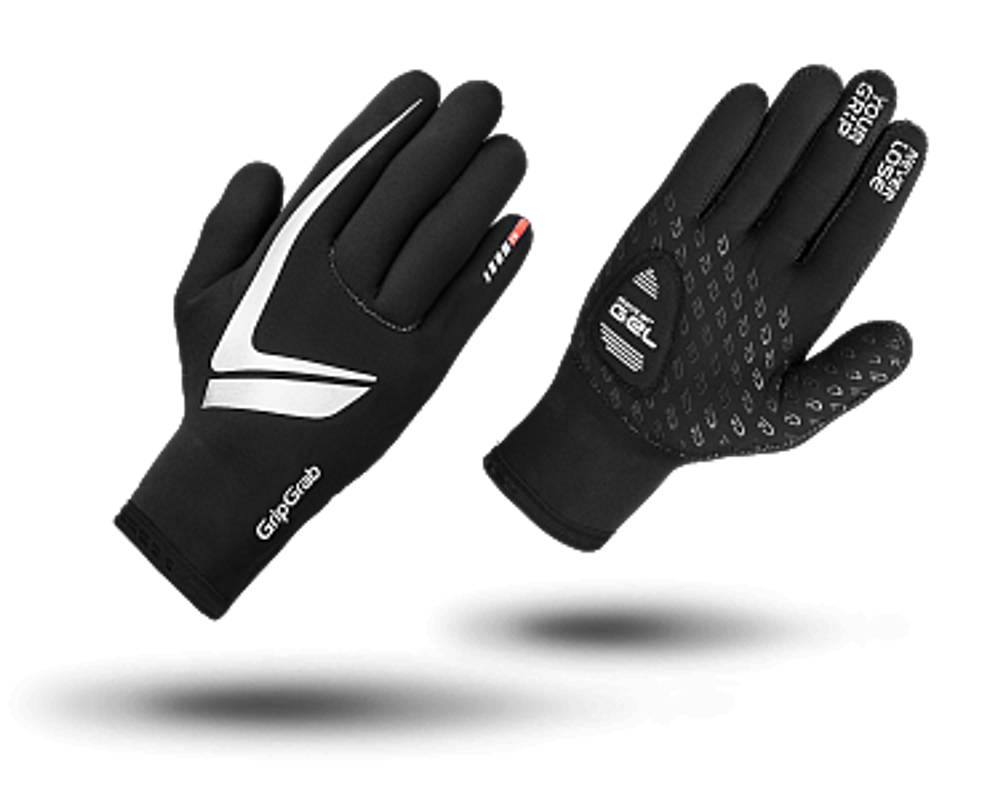 Велоперчатки зимние GripGrab Neoprene glove Gloves, XXL, Black 1025XXLBlack