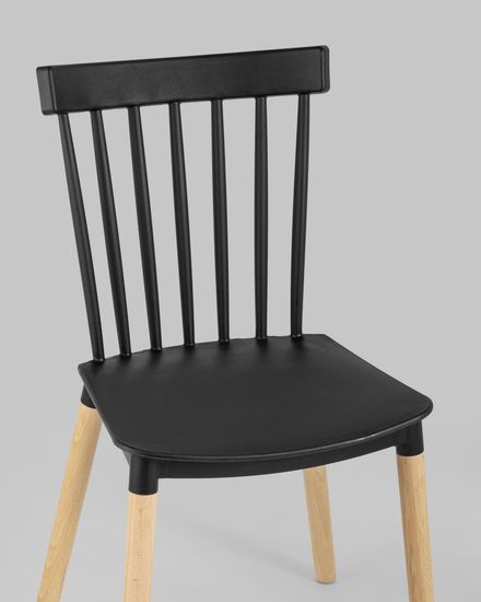 Стул Field пластик черный 4 шт.