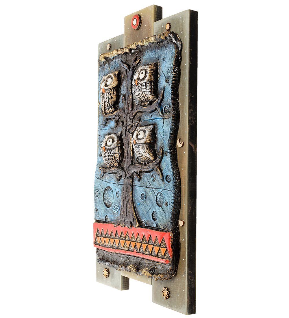 КоКо Шамель KK-532 Панно «Совы на дереве» шамот