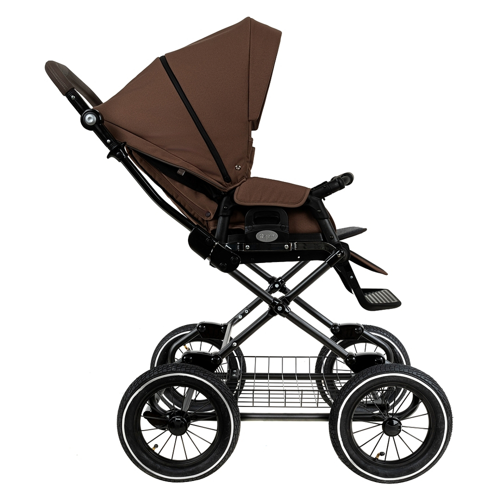 Коляска 2 в 1 ROAN BASS NEXT 2.0 CLASSIC d12 Mocha Mousse