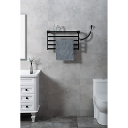 Полотенцесушитель N-333B Matt Black (580х350x130)