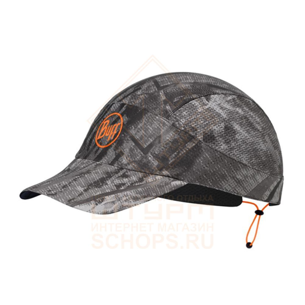 Кепка Buff Pack Run Cap, R-City Jungle Grey