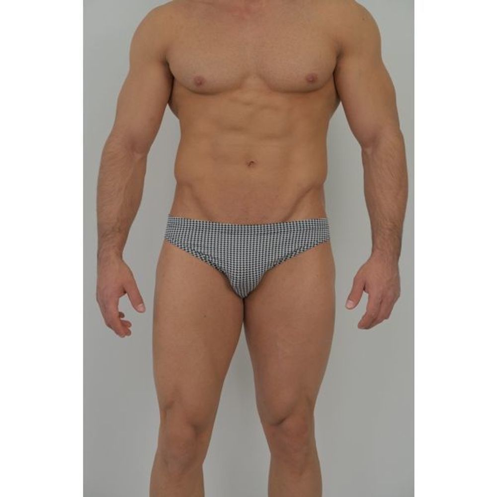 Мужские слипы черно-белые Boefje VB-43659