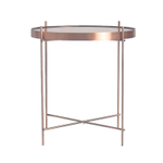 Столик josen, D43 см, розовый/медный