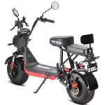 Электроскутер CityCoco WHITE SIBERIA MINI R 2.0 1200W (2022) BLACK