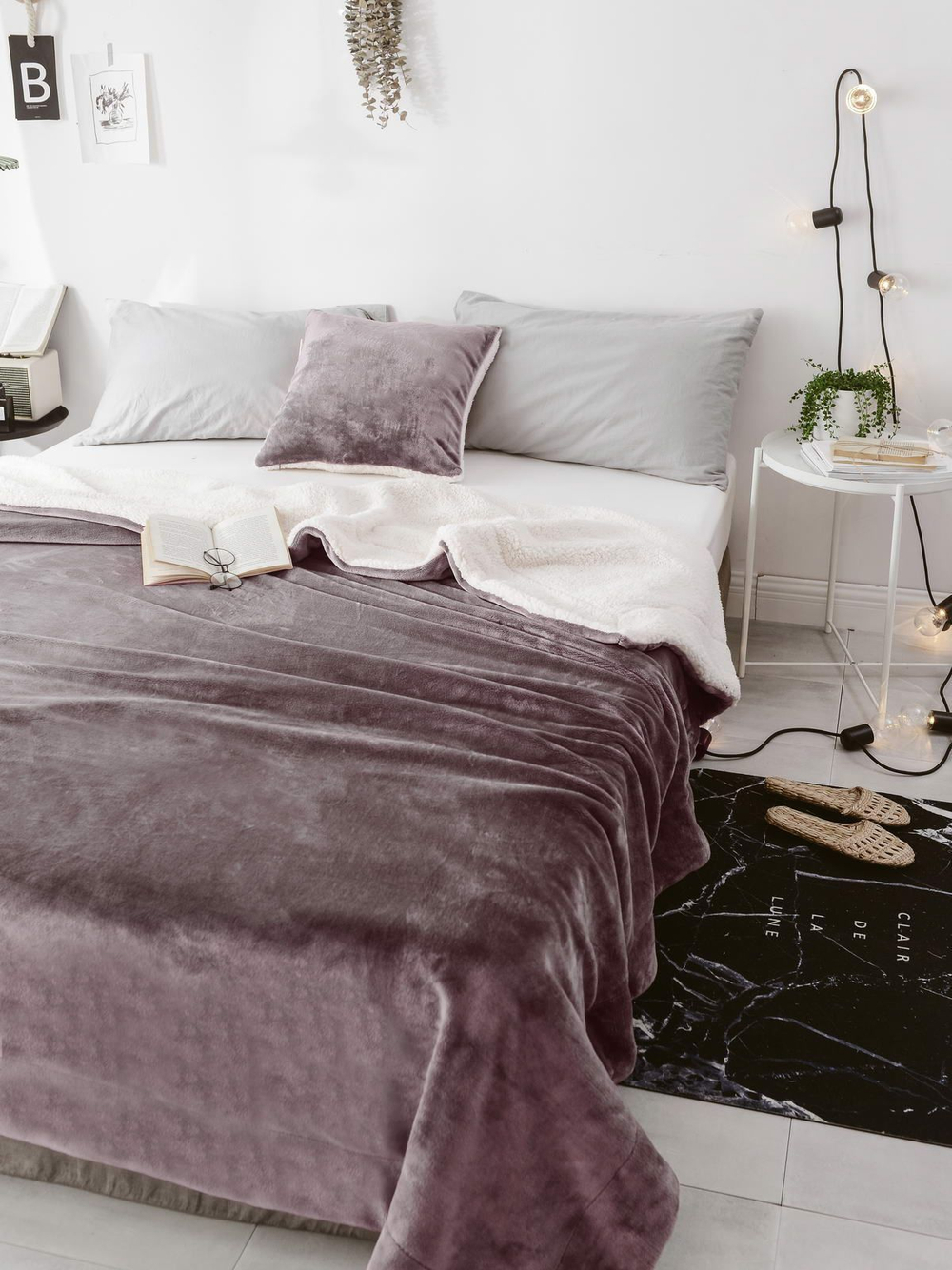 Наволочка 45х45 Sofi De MarkO Жадор лиловая