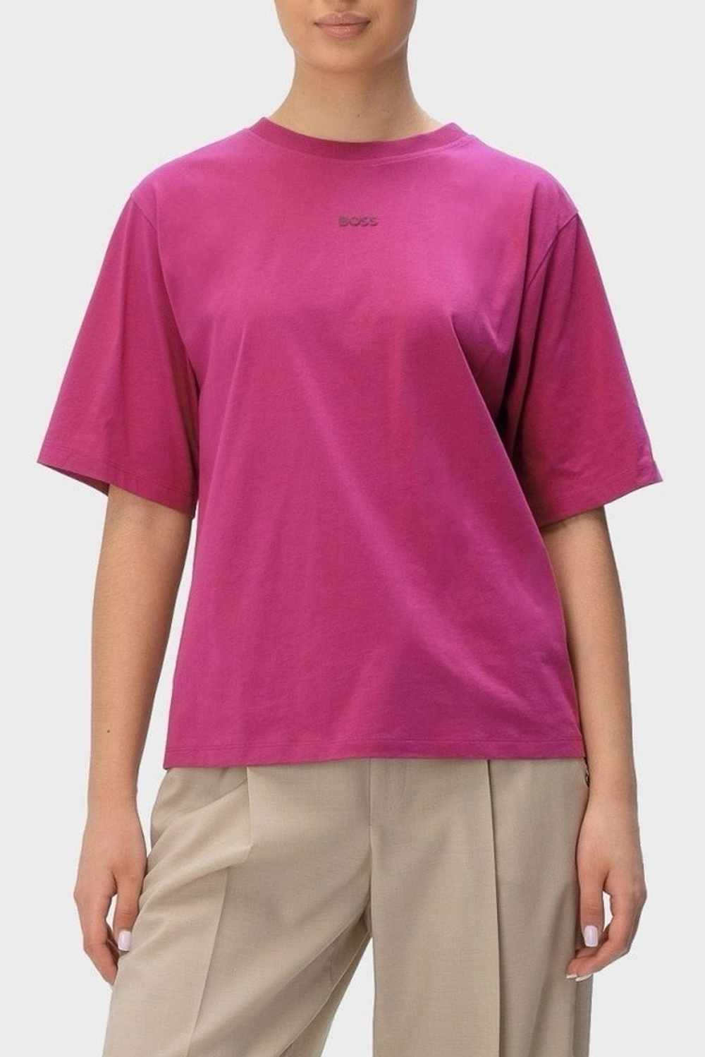 Футболка женская BOSS C_Enis_Small_Logo