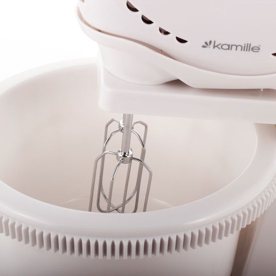 Миксер электрический с вращающейся чашей Kamille KM 6753