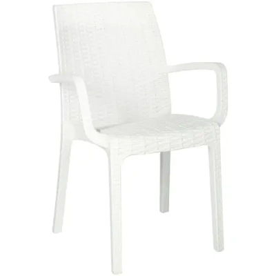 Стул RATTAN Ola Dom белый 585х855мм