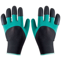 Перчатки садовые с пластиковыми когтями GG-8, размер 9 (L) 003657-SK