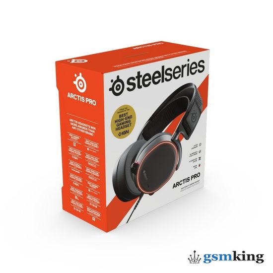 SteelSeries Arctis Pro + GameDAC Gaming Headset Black (Чёрный)