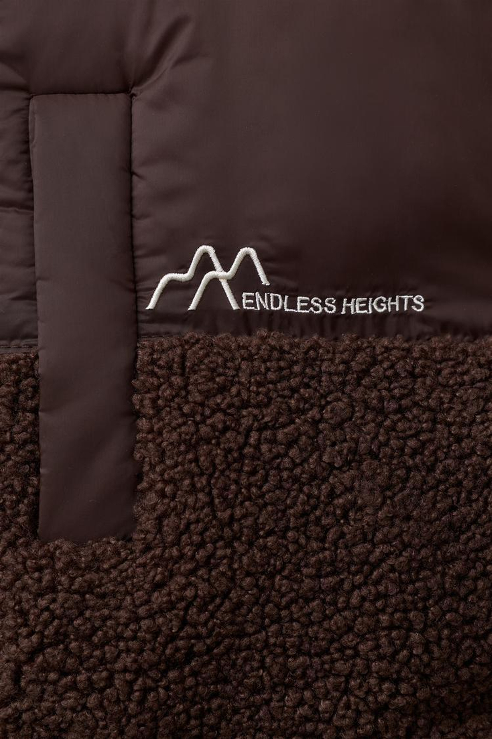 ZARA КУРТКА ИЗ ИСКУССТВЕННОЙ ОВЧИНЫ, ШОКОЛАДНЫЙ