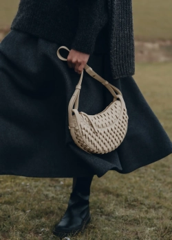 POLENE СУМКА NUMERO DIX, ЭКРЮ