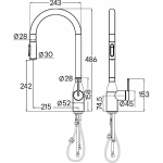 Смеситель для кухни Paulmark Universal Un213880-BG брашированное золото
