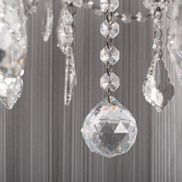 Торшер 6*Е14 10450F графит Vaille Crystal LOFT IT