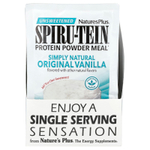NaturesPlus, Spiru-Tein®, протеиновый порошок для приема пищи, несладкий, ваниль, 8 пакетиков по 23 г (0,8 унции)