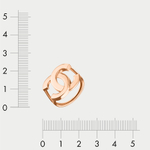 Кольцо золотое женское 585