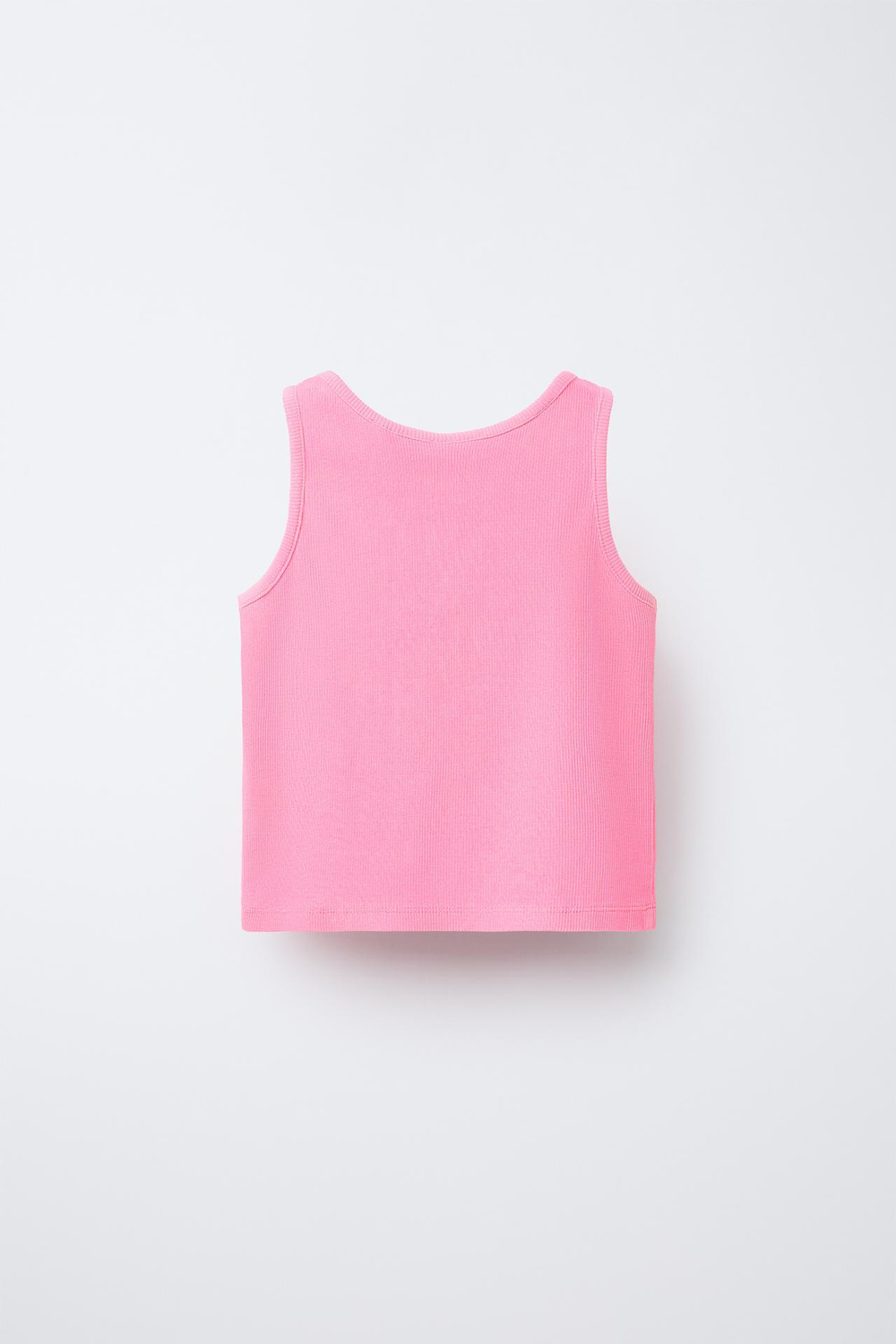 ZARA ТОП В РУБЧИК С ПРИНТОМ LILO & STITCH © DISNEY, РОЗОВЫЙ