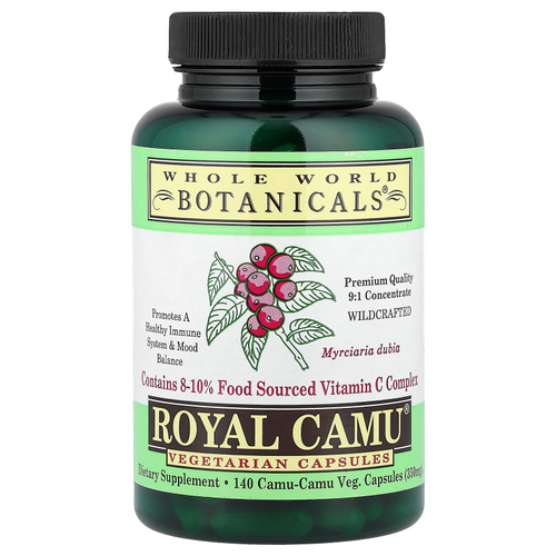 Whole World Botanicals, Royal Camu®, 140 растительных капсул