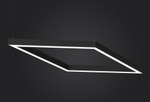 Светильник LED подвесной Ромбовидный LP85-ROMBI-1100 112Вт 4000К черный 1879х1085х80мм DIOLUM