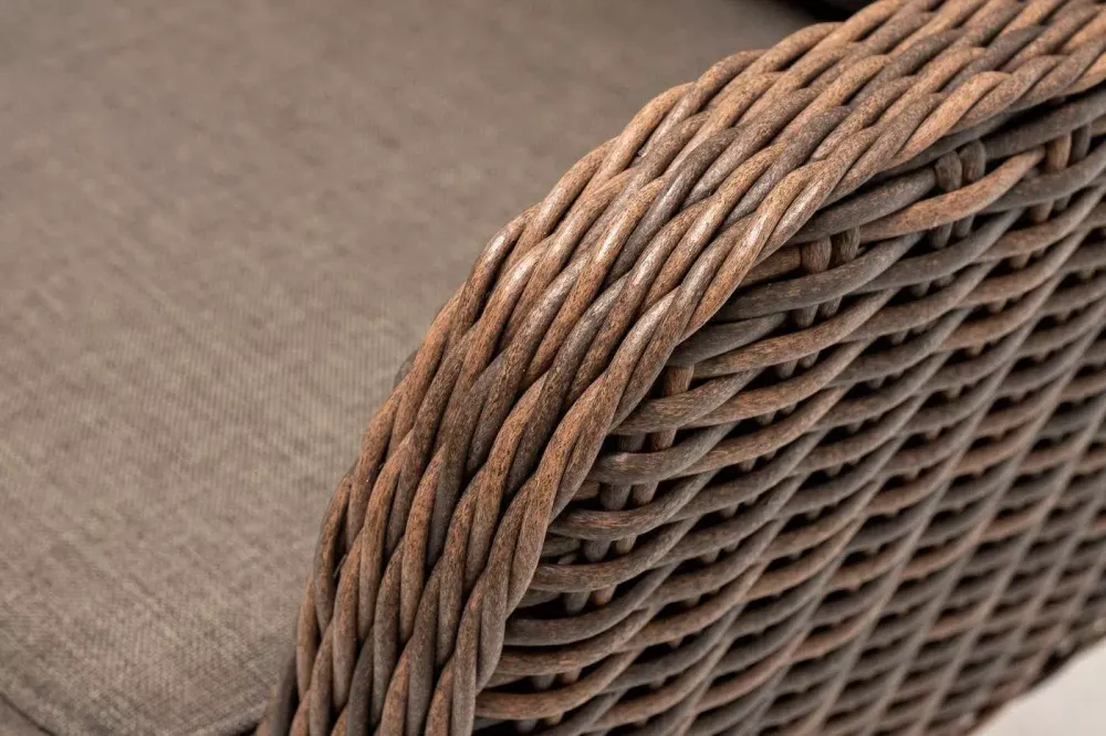 "Прованс" диван из искусственного ротанга трехместный, цвет коричневый