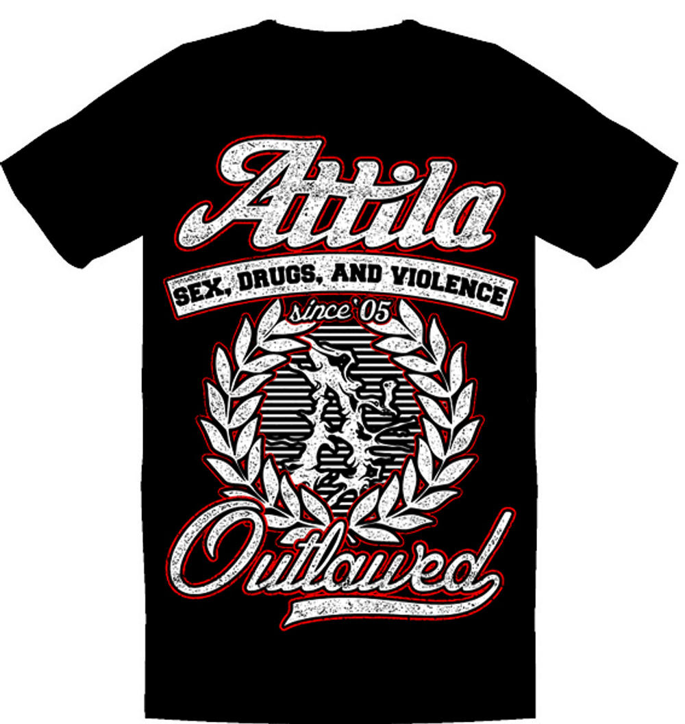 Футболка Attila - Outlawed