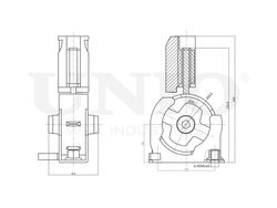 Опора двигателя передняя UNIO RMP-15093