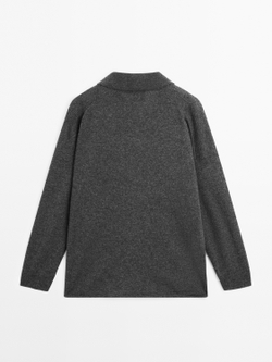 Massimo Dutti Кашемировый свитер, серый