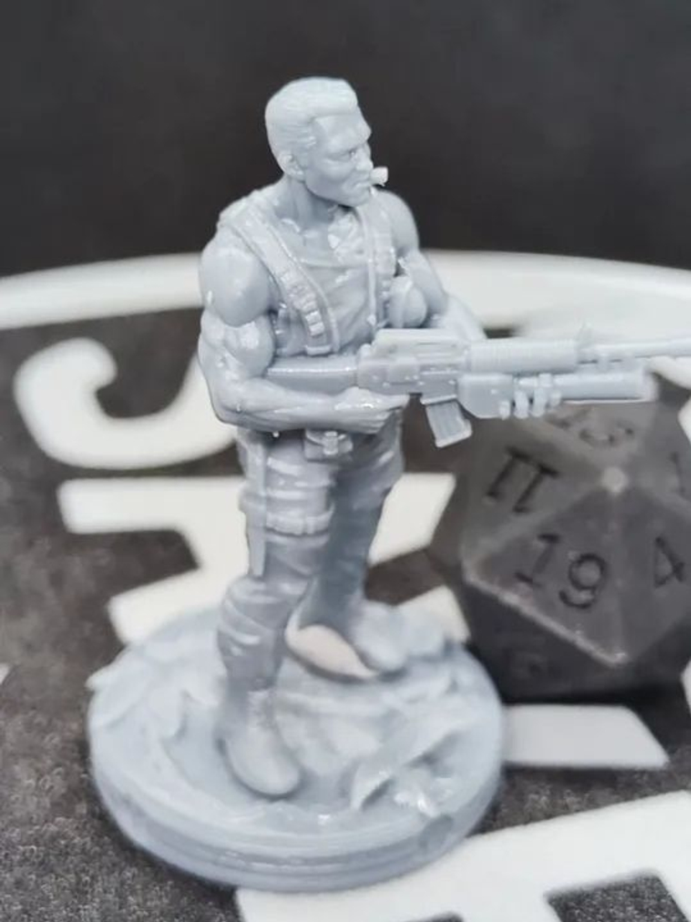 Боец Коммандос. ДнД DnD миниатюры из набора Хищник