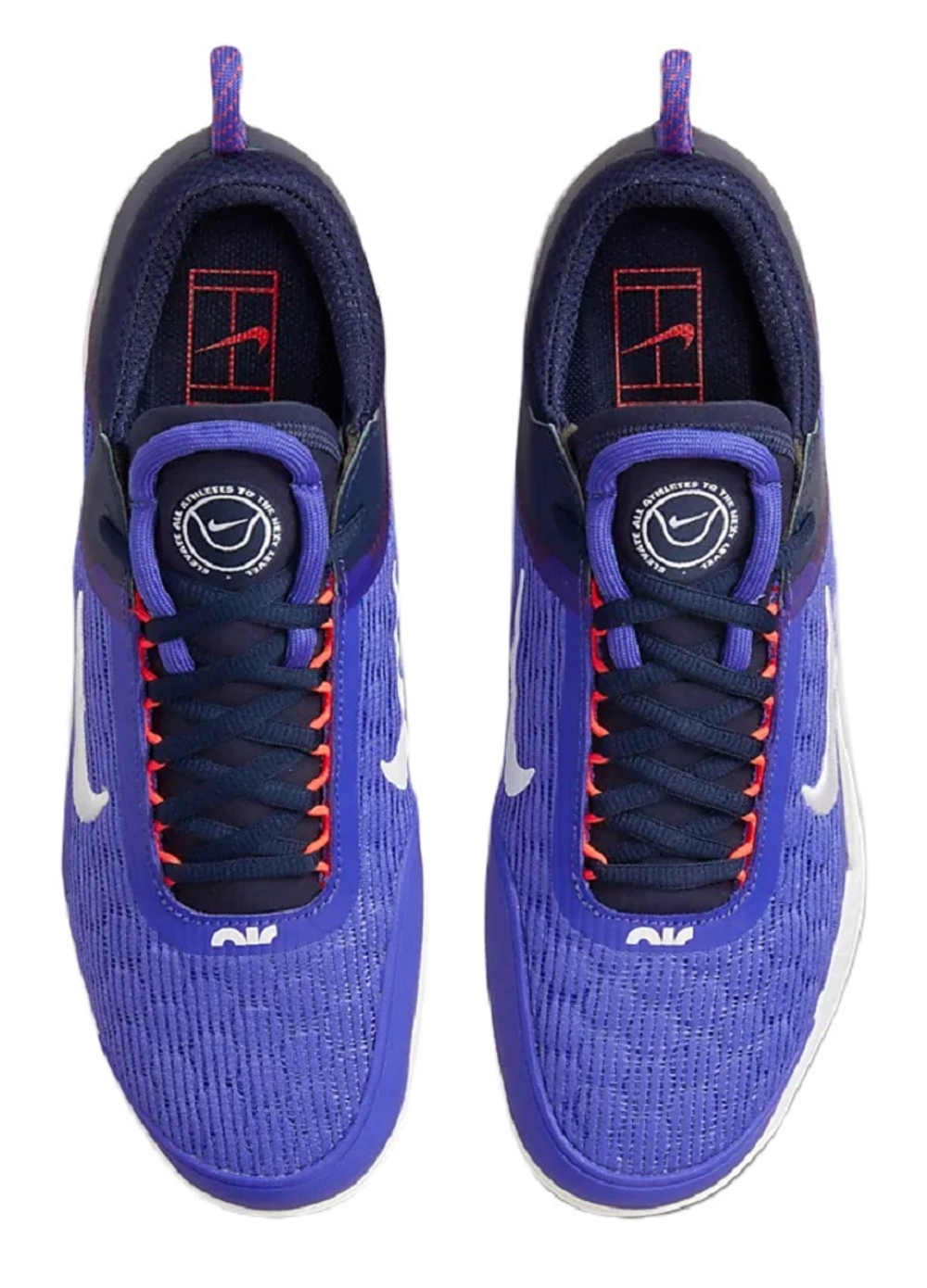Мужские кроссовки теннисные Nike Zoom Court NXT - lapis/white/obsidian