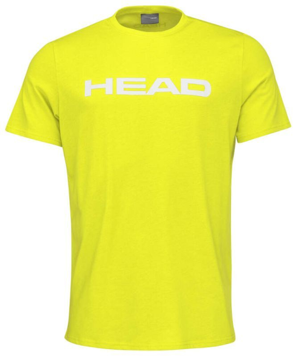 Мужская теннисная футболка Head Club Basic T-Shirt - yellow