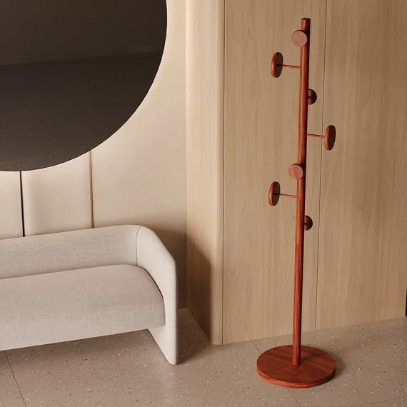 Напольная вешалка Olavy, 173 см, светлый орех