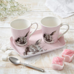 Royal Worcester Wrendale Designs набор из 2 кружек 180 мл + кружка и поднос для купания