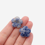 Цветок из содалита, 20мм