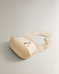 ZARA HOME ДЕТСКИЙ СИЛИКОНОВЫЙ НАГРУДНИК «КРОЛИК», РАЗНОЦВЕТНЫЙ