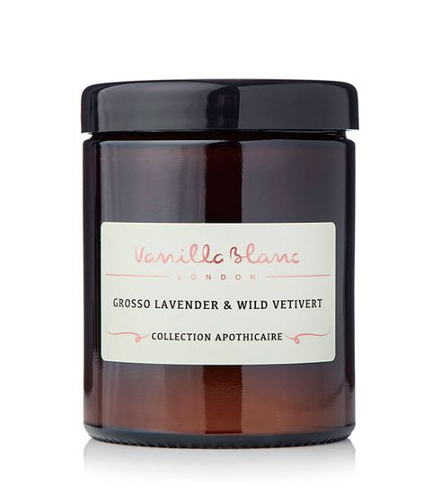 Аромасвеча Лаванда и Дикий ветивер, Vanilla Blanc