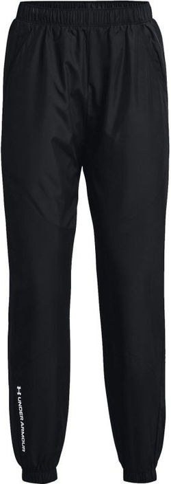 Женские теннисные брюки Under Armour Women's Rush Woven Pant - black/white