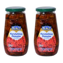 Вяленые помидоры BURCU в масле 550 г, 2 шт