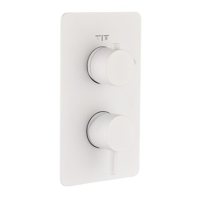 Смеситель встроенный однорычажный 3-х проходной MATT WHITE