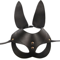 Черная маска с удлиненными ушками и заклепками Bior Toys Notabu NTB-80653