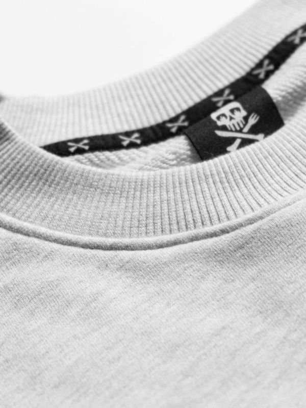 Толстовка F&K меланж серая - фото 14