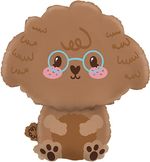 Шар (23''/58 см) Фигура, Пудель, 1 шт.