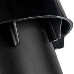 STOUT Элемент дымохода  Ø60/100 комплект терминал вертикальный утепленный, 1000 мм, фин.уч-ок. адапт